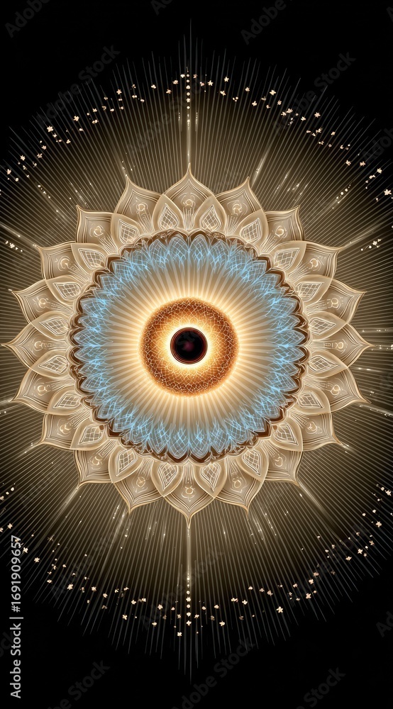 Fototapeta premium Abstract Circular Pattern Design