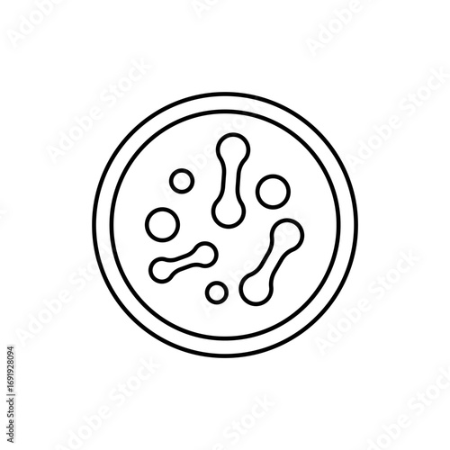 Icon a probiotic, isolated against a clean background.