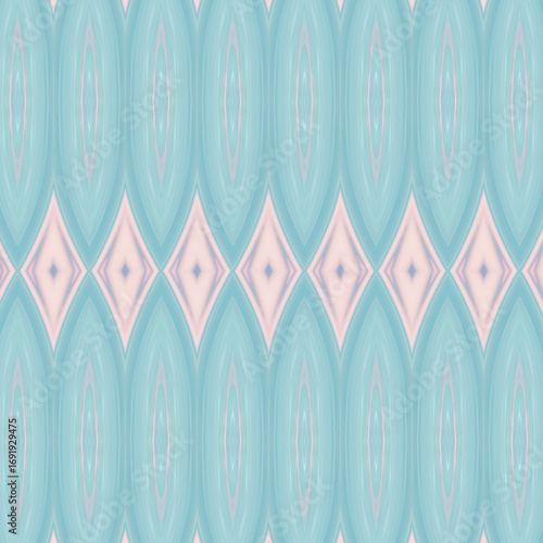 Abstract pastel geometric pattern with seamless diamond shapes, modern background, decorative texture, fashion design, and retro style.