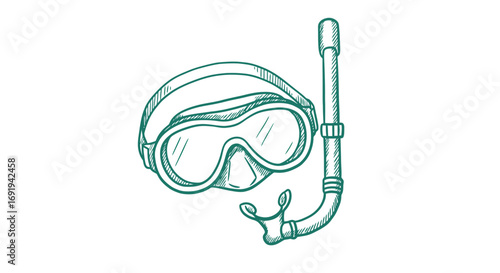 Snorkeling gear diving mask and tube equipment 2.