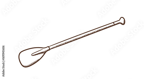 Wooden Paddle for Kayaking or Canoeing 1.
