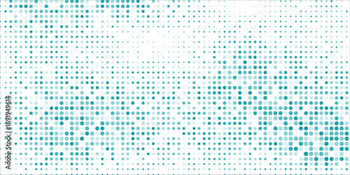 Transparent Vector Gradient Blue Color Halftone Background Staggered dots modern Dot polka best seller background