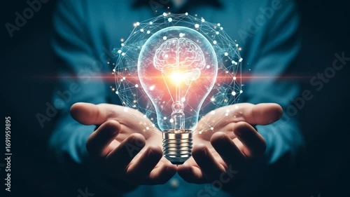 Wallpaper Mural Illuminating human ingenuity a beacon of creativity and brilliant solutions Torontodigital.ca