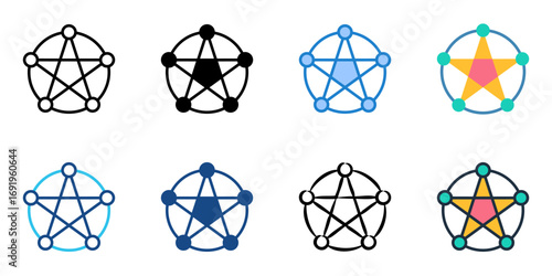 Spells icon set multiple style collection 
