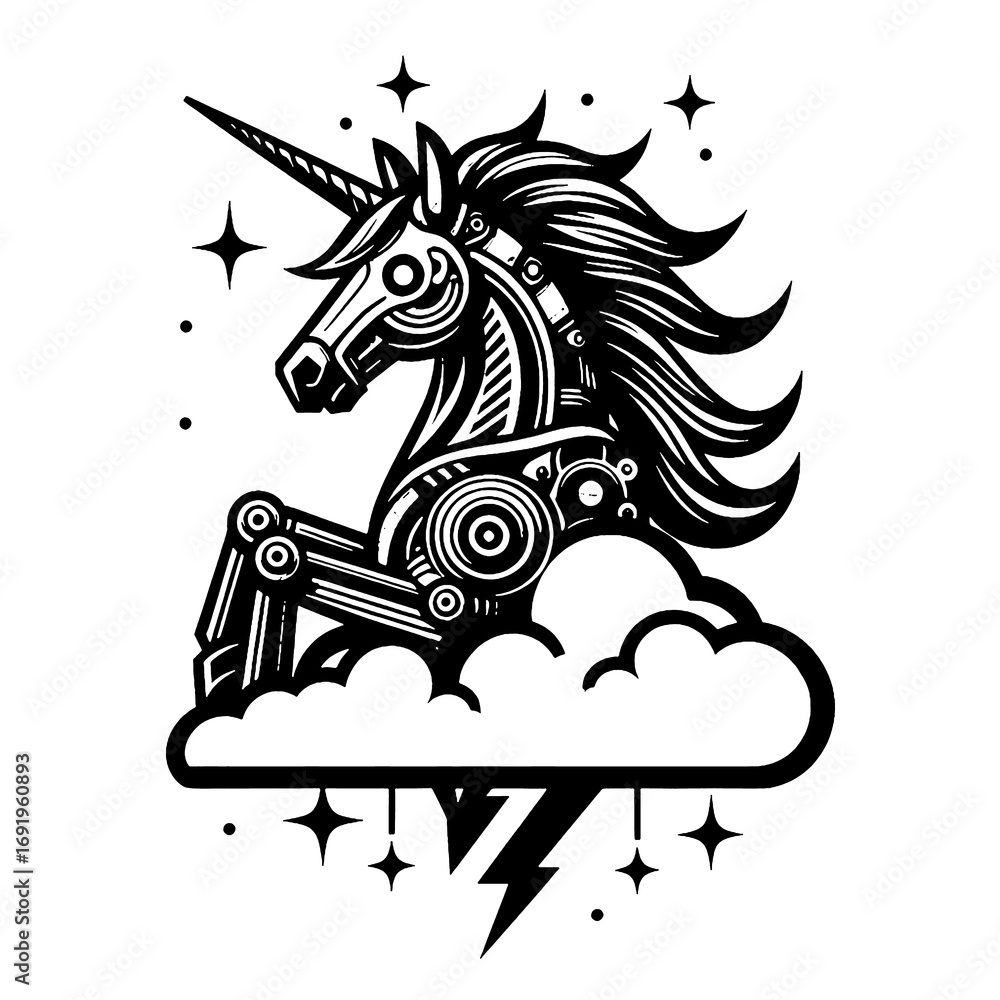 Fototapeta premium horse head vector