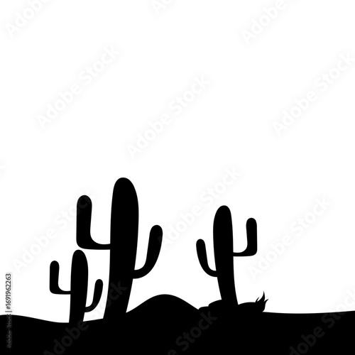 Cactus Silhouette Design