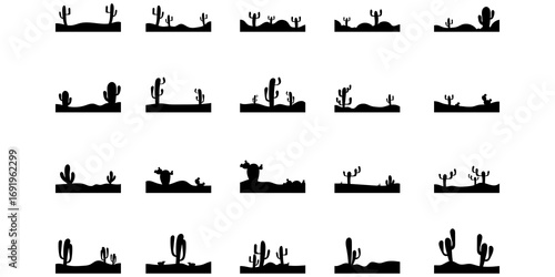 Cactus Silhouette Design