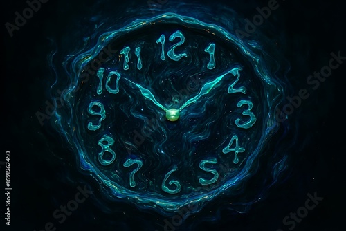 Wallpaper Mural Bioluminescent Time Flux Torontodigital.ca