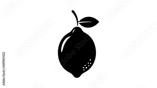 Lemon icon with transparent background