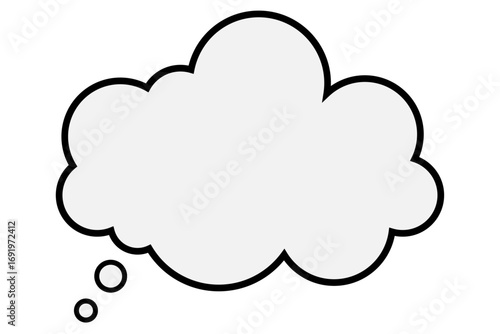 thinking bubble cloud