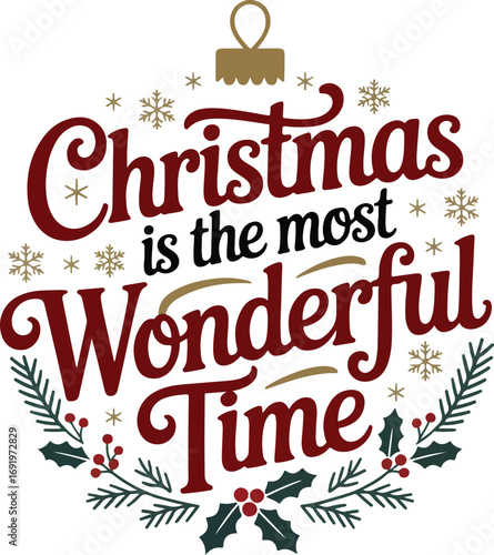 Christmas t-shirt design.