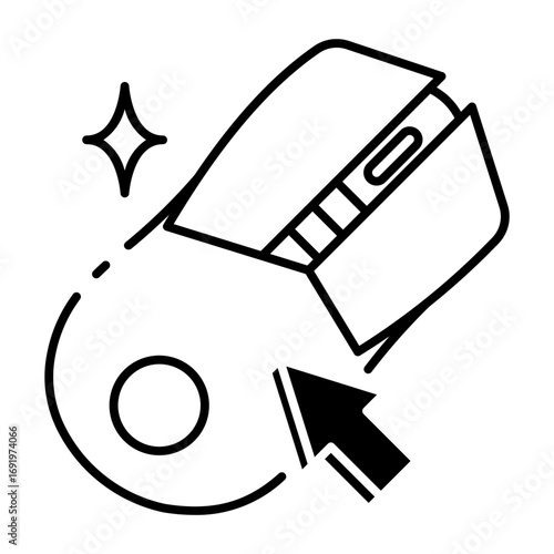 This Mouse icon is suitable for Computer Component.