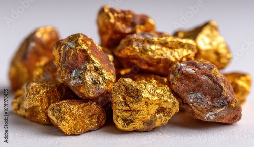 Wallpaper Mural Pile of rough gold nuggets (1) Torontodigital.ca