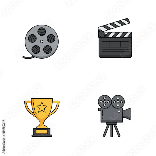 Movie making icons