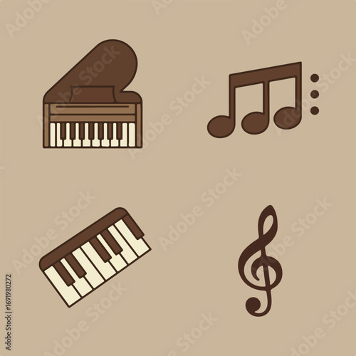 Music notes icon