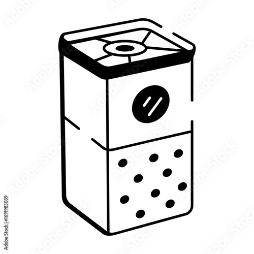 A sketchy style icon showing an air purifier
