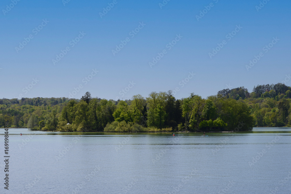 Obraz premium Starnberger See, Roseninsel