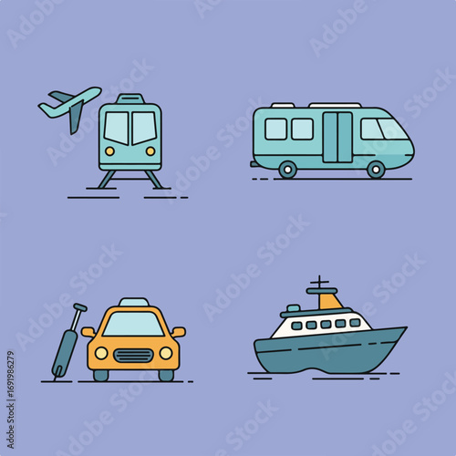 Transport icons (6)