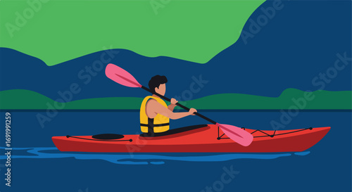 Person in kayak