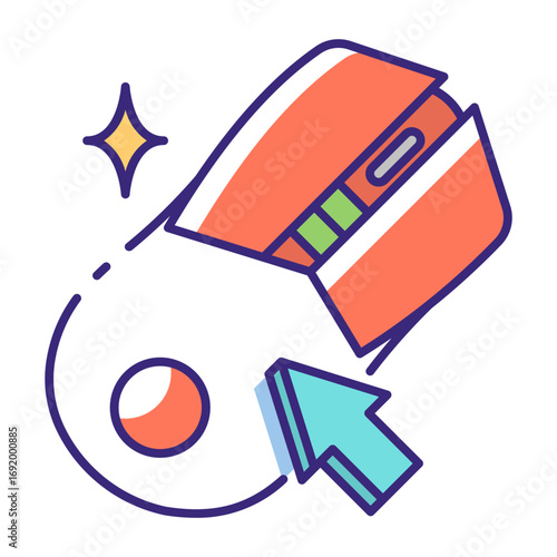 This Mouse icon is suitable for Computer Component.