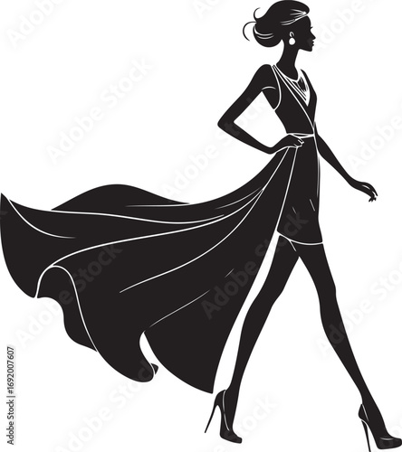 Fashion Model Silhouette
