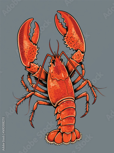  Crab Illustrator Artwork Design Template Poster