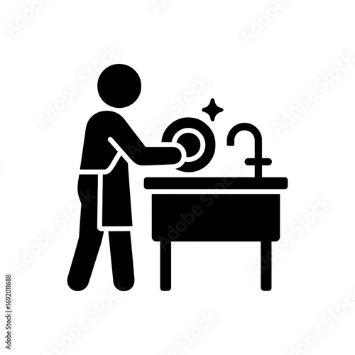 Dishwashing Service Icon