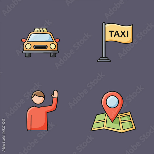Vector taxi set
