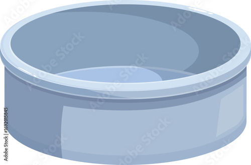 Round baking tray for preparing cakes, cookies, pastries, and other confectionery delights