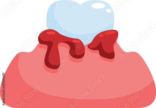 Gum inflammation causing bleeding is a sign of periodontitis and requires a dentist visit