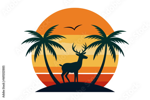 palm tree silhouette