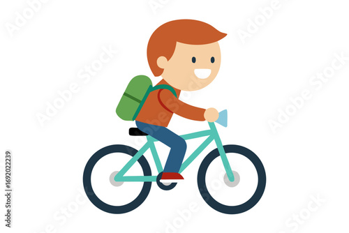 boy on bike