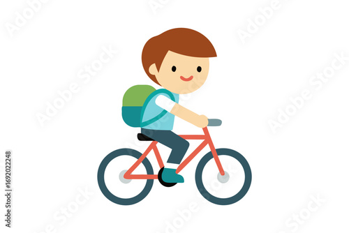 boy on bike