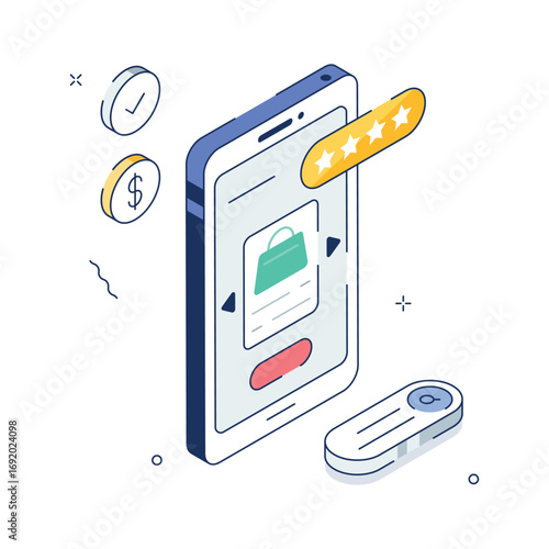 Take a look at this amazing isometric illustration of product selection