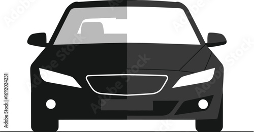 black car vector