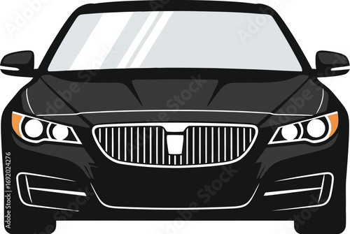 black car vector