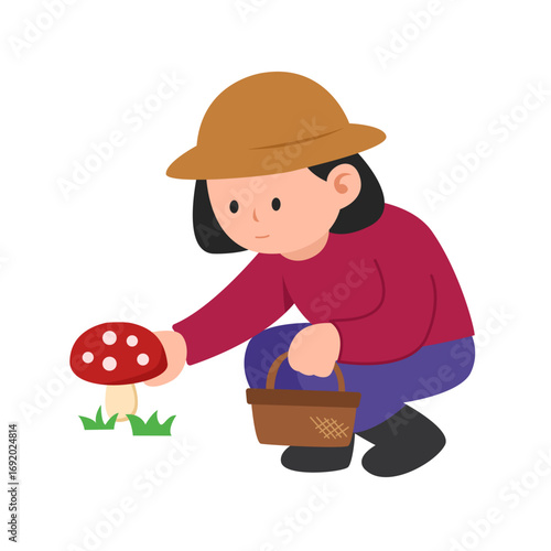 poisonous mushroom symptom. human eat poisonous mushroom.