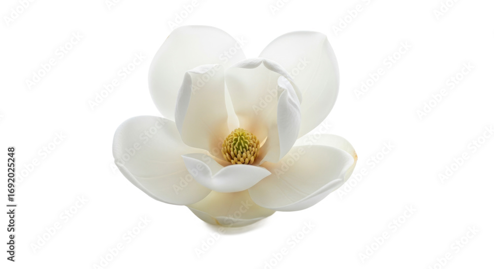 Fototapeta premium Beautiful white magnolia flower