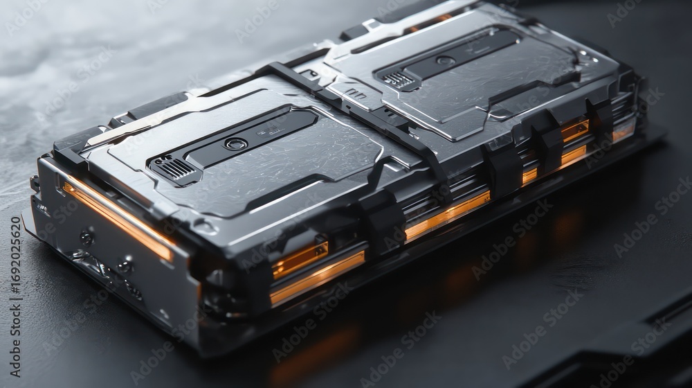 Obraz premium Custom lithium battery systems, lightweight and efficient, tailored for smart devices and EVs