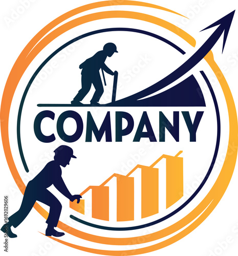 marketing and financial business logo
