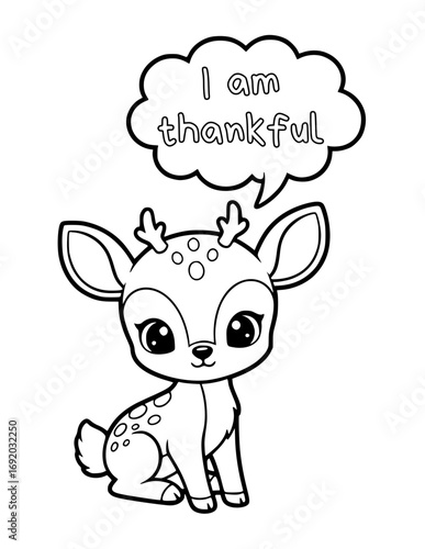 Animal coloring pages with positive affirmations for kids