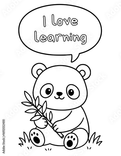 Animal coloring pages with positive affirmations for kids