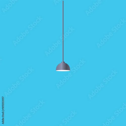 Ceiling lamps interior isolated design