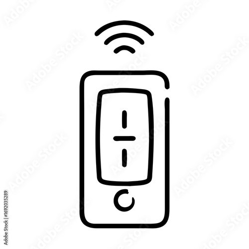 Smart home smart-switch icon transparent background