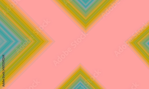 Abstract Geometric Pattern with Converging Lines and Soft Pastel Colors for Modern Backgrounds and Creative Designs, Vector Illustration