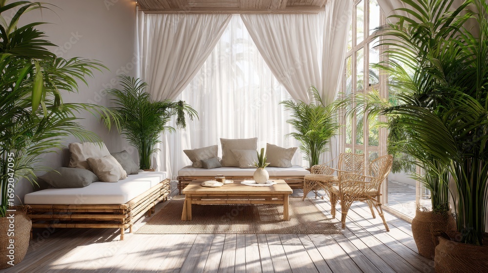 Fototapeta premium living room with a view