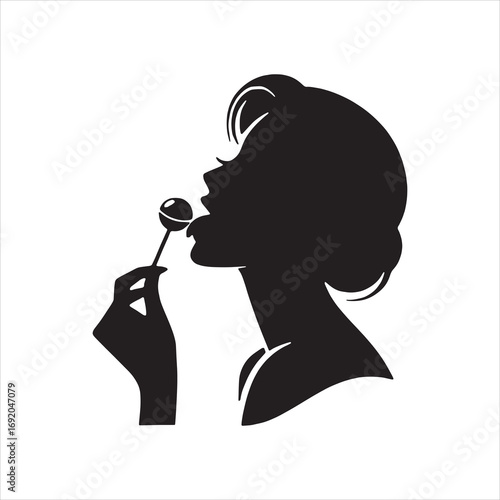  Candy bar silhouette. This image shows a black silhouette of a candy bar in its wrapper, symbolizing a sweet and packaged treat. Vector clipart black illustration design
