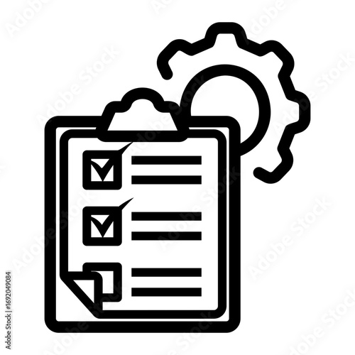 checklist Line Icon