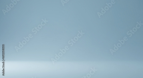 Empty Studio Background with Soft Blue Wall and Floor plain simple