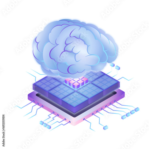 Digital mind: AI brain powered by silicon chip